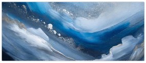 Obraz - Abstrakcia oceánu (120x50 cm)