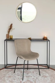 WL-Living Junzo moderné jedálenské stoličky - Modrá