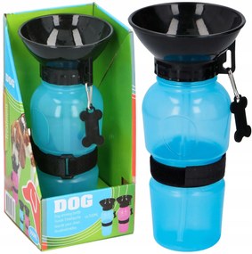 EDCO Cestovná fľaša pre psov, 500 ml, modrá