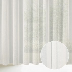 Záclona - krémovo režný vzor s olovkom ZAC-020 výška 305 cm Iba metráž