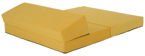 Skladacie kreslo/matrac VEDIS, žltá