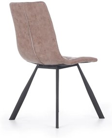 Jedálenská stolička MELINA – ekokoža, hnedá