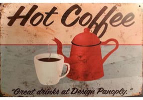 Ceduľa Hot Coffee