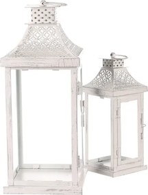 Set dvoch lampášov biely LUC305 (2 ks)