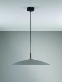 LED čierno-dymový dizajnový luster Polifemo 60