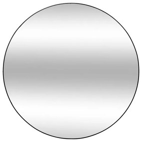 Atmosphera - Nástenné zrkadlo ALICE pr. 110 cm čierna