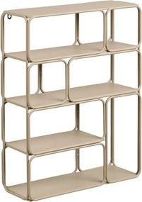 Béžová poschodová kovová polica 48 cm Lanciano – House Nordic