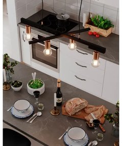 ByRydens 4201030-4002 - Závesný luster na lankách ZEONA 4xE27/5W/230V