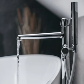 Laveo Pretto, voľne stojaca vaňová batéria h-943, chrómová, LAV-BAO_011S