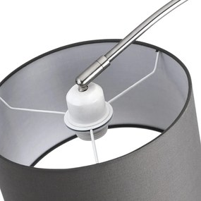 InternetovaZahrada Oblúková stojanová lampa s mramorovou základňou