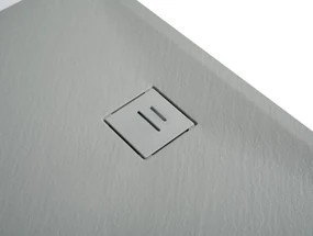 Erga Hyper, SMC sprchová vanička 130x90x2,6 cm + sifón, šedá matná, ERG-V06-SMC-9013S-GR