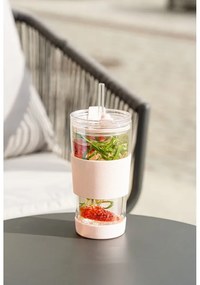 Ružový termo hrnček 600 ml Fuori – Vialli Design