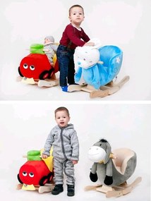 Hojdacia hračka so zvukom PlayTo medvedík hnedá