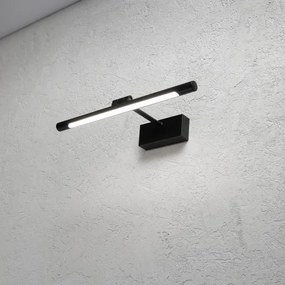 LED kúpeľňové osvetlenie na zrkadlo MIRROR LED/6W/230V 4000K IP44 40 cm čierne