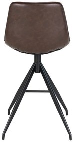Tmavohnedé barové stoličky v súprave 2 ks 84 cm Monaco – House Nordic