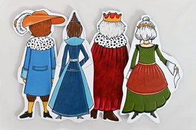 MARIONETINO Veľká sada bábok a kulís – Snehulienka a sedem trpaslíkov