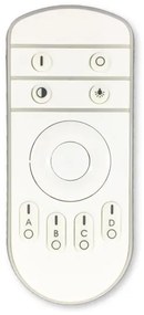 Top Light - LED Stmievateľný prisadený luster MELED/50W/230V 3000-6500K čierna + DO