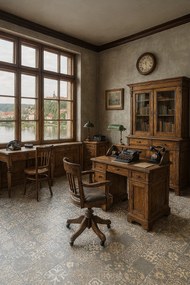 Beaulieu International Group, PVC podlaha - lino Livitex Retro 2792, na mieru, šíře 3m,4m, šedá, filc, chodba / predsieň