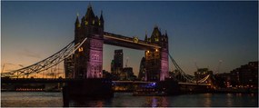 Obraz - Tower bridge (120x50 cm)