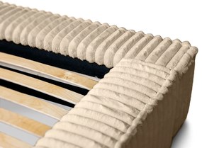 ČALÚNENÁ POSTEĽ SANTI 140x200 VITO 26 BÉŽOVÁ