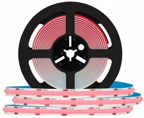 ecoPLANET LED pásik Neon COB 12V červený 5m Homogénny