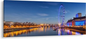 Obraz London Eye (120x50 cm)