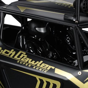 KIK RC Rock Crawler auto na diaľkové ovládanie 1:8, 4x4, čierne