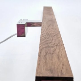 Brilagi-LED Kúpeľňové osvetlenie zrkadla WOODY MIRROR LED/15W/230V IP44 dub/chro