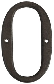 Nástenné kovové písmeno O - 13 cm