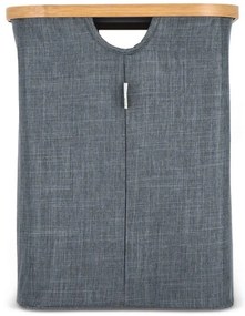 Kôš na bielizeň NOLVIO 50 L, modrosivý