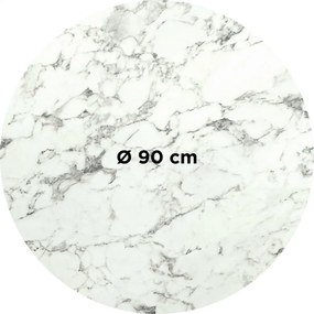 COMPACT 12 MARBLE TORANO - STOLOVÁ DOSKA Ø90 cm