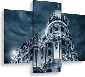 Obraz architektúry v tme (90x60 cm)