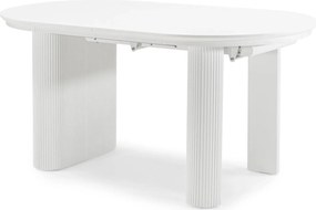 Jedálenský rozkladací stôl Audrey 160/240 cm biely