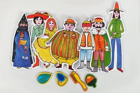 MARIONETINO – Dlhý, Široký a Bystrozraký – bábky 7 ks