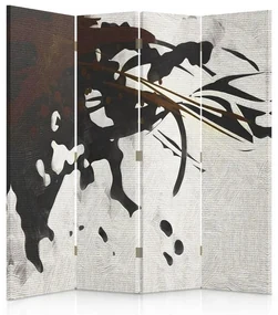 Gario Paraván Diagonálne škvrny Rozmery: 145 x 170 cm, Prevedenie: Otočný paraván 360°