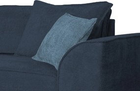 Pohovka John, modrá látka so štruktúrou