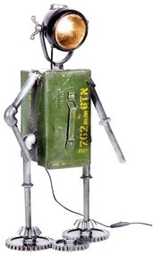 Industriál stolná lampa GREEN ROBOT