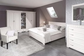 Šatníková skriňa 2-dverová Atik, biela