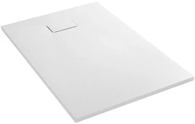 Cerano Gusto, obdĺžniková sprchová vanička 110x70x3 cm z minerálneho kompozitu, biela, CER-CER-414605