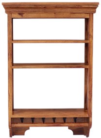 furniture-nabytek.cz - Drevená polička na stenu z masívu palisander 60x90x22