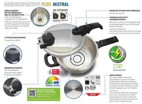 Elo 88622 Prémiový tlakový hrniec Mistral 4,5 l