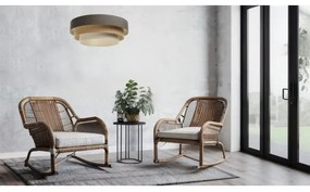 Luster na lanku BOHO TRINITI 1xE27/60W/230V šedá/béžová/krémová