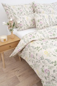 Predĺžené saténové obliečky -  Bianca béžová