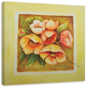 Gario Obraz na plátne Šesť ružových kvetov Rozmery: 30 x 30 cm