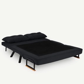 Pohovka futon  Sandy (čierna). Vlastná spoľahlivá doprava až k Vám domov. 1062315