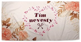 Sablio Uterák Tím nevesty srdce - 70x140 cm