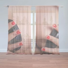Sablio Záclony Prsia: 2ks 150x250cm