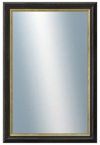 DANTIK - Zrkadlo v rámu, rozmer s rámom 40x60 cm z lišty Anversa čierna Au (3149)