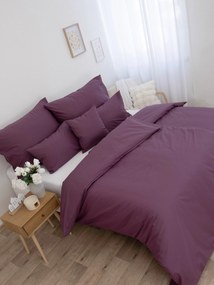 Francúzske bavlnené obliečky Renforcé - Jasmine ametystová
