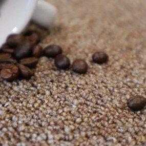 Betap, Koberec metráž Rambo-Bet 93, na mieru, šíře 3m,4m,5m, hnedá, ab (mriežka), kuchyňa